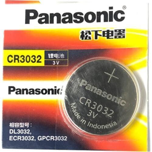 New Genuine Panasonic CR3032 DL3032 ECR3032 3V Lithium Car Key Remote Control Electric Alarm Cell Button Coin Battery