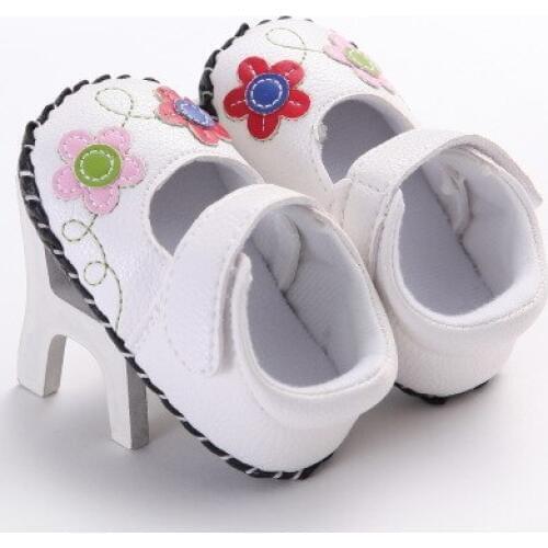 0-1 year old female baby princess shoes flower rubber bottom baby toddler shoes
