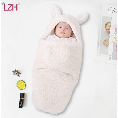 LZH Autumn Sleeping Bags For Baby Winter Discharge Envelope 2021 New Bag Infant Boys And Girls Items 0-3 Month Kid Sleeping Bags