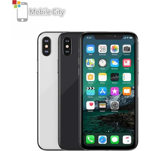 Apple iPhone X Face ID 4G LTE Unlocked Mobile Phones 64GB/256GB ROM 3GB RAM Hexa Core 5.8" iOS 12MP Dual Back Camera Smartphone