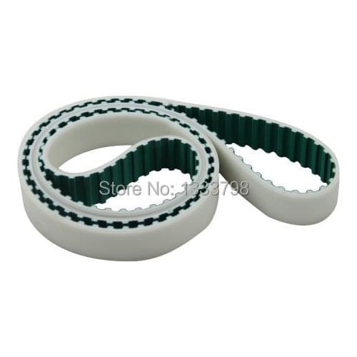 Machine transmission green fabric cover 32mm width HTD8M 5000mm length welded timing belt cheap price
