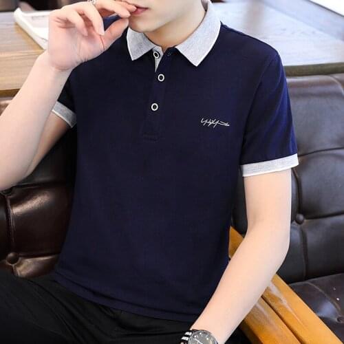 2021 Summer Mens Polo Shirt High Quality Mens Fashion Thin Casual Short Sleeves Business Polo Shirt Men Polos De Hombre