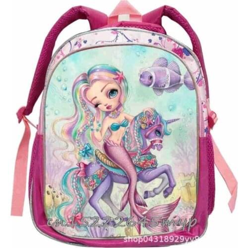 My Little Baby girl pony Backpack Children School Bag Baby 11-16inch School Bags Kindergarten Mochilas Cute Kid Backpacks Kawaii