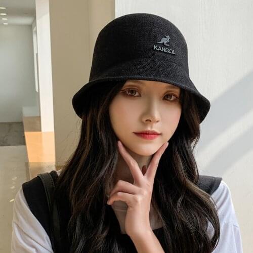 Summer new style foldable Womens bucket hat female outdoor sunscreen fishing hunting hat female kangaroo fisherman hat party
