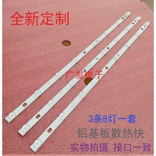 LED Backlight strip 8 lamp for Sony 32"TV LG INNOTEK 32INCH WXGA NDSOEM LC320DXJ SF A9 KDL-32R420B KDL-32R430B
