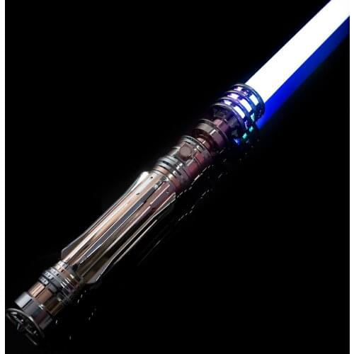 DamienSaber Leia Lightsaber Smooth Swing And Proffie Soundboard Force FX Heavy Dueling Light Sabers With Infinite Color Changing