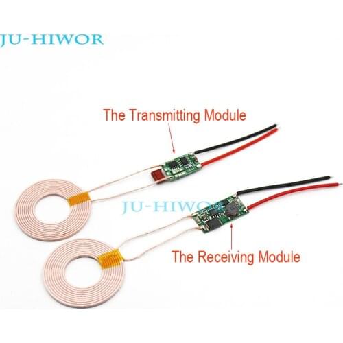 1pair/lot XKT-412-26 Wireless Charging Module Transmitting Input DC 9V~12V Receiving Output DC 5V 2A Wireless Chip