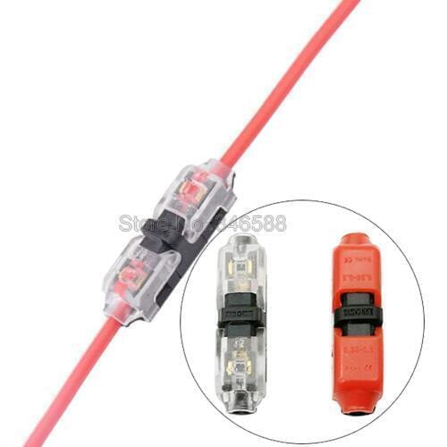 10pcs Scotch Lock Quick Splice Wire Wiring Connectors for 1 Line 22-20AWG LED Strip Wire Car Audio Cable Terminals Crimp