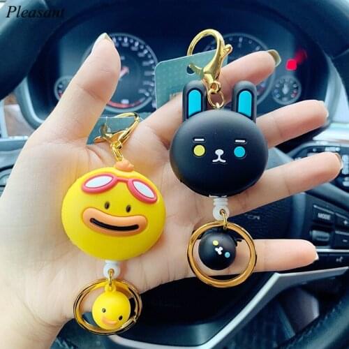 2021 Cartoon Doll Key Chain Multifunctional Retractable Buckle Key Chain Bag Pendant Gift Wholesale