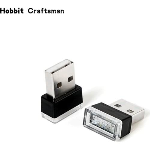 2021 New Mini LED Car Light USB Atmosphere Lights Colorful Car Ambient Light Decorative Lamp Emergency Lighting Car Accessories