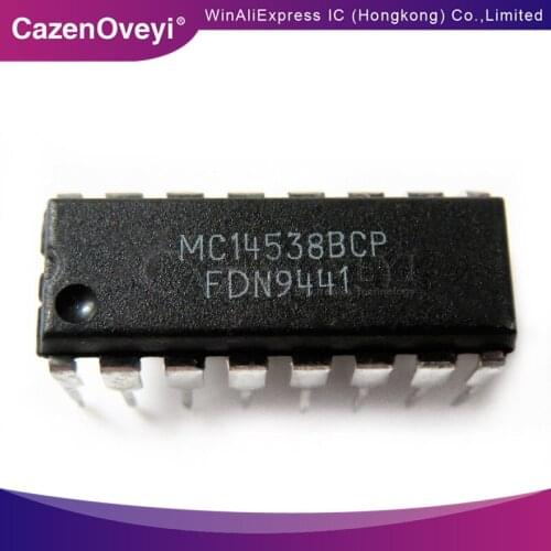 5pcs/lot MC14538BCP 14538BCP MC14538 DIP-16 In Stock