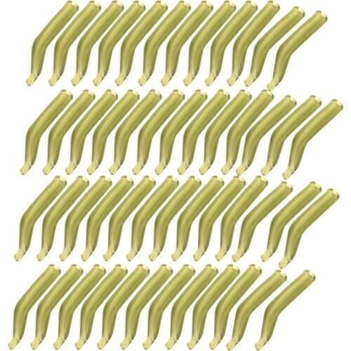 50Pcs/Lot Carp Fishing Hook Sleeve Hair Rig Line Aligner Soft Anti Tangle Fishing Kickers / Line Aligners Accessories