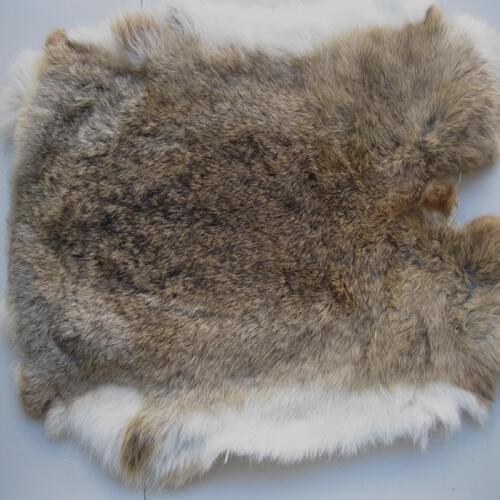 22cm * 32cm high quality pelt genuine rabbit fur raw material clothing accessories wholesale original rabbit real leather fur
