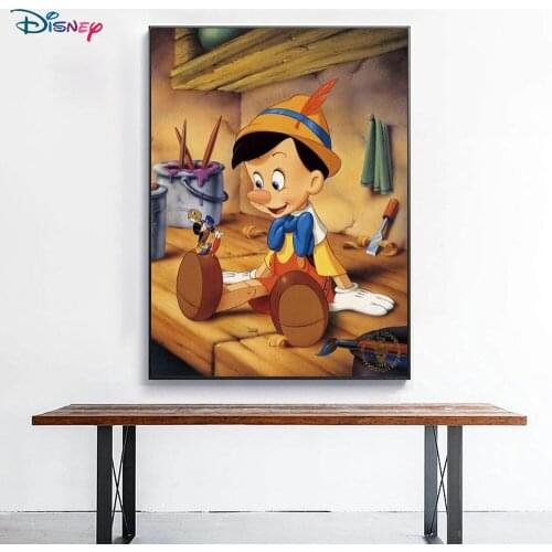 Disney Diamond Painting Pinocchio Diamond Art Cross Stitch Cartoon Home Decoration Painting Mosaic Gift 5D DIY