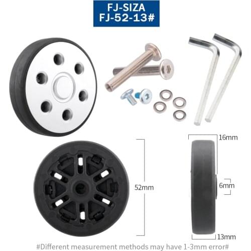 Luggage Wheel Tool Trolley Case Carrying Case Wheel Caster Aircraft Wheel Repair Parts 18 Inch 30 Inch