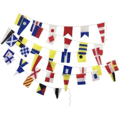 Length 14M 40 flags Marine ship boat Vessel Maritime Signal Flags string