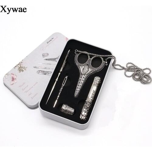 Retro Exquisite Vintage Scissors Arts Handcraft Embroidery Scissors sewing accessories sewing tools Scissors Cross Stitch Shears