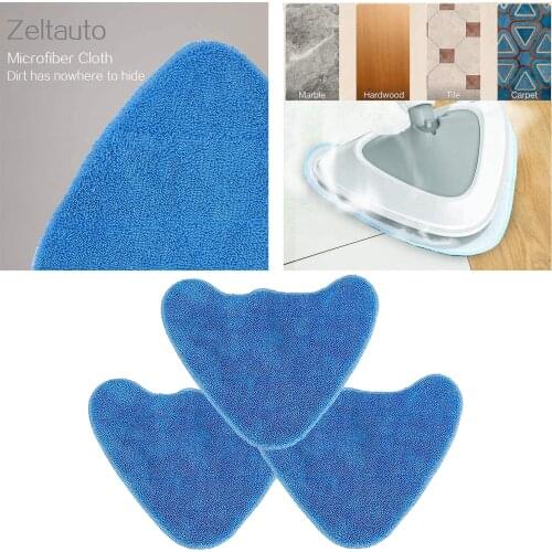 3 Pieces of Triangular Steam Mop Pads for VAX S85-CM S7 S86-SF-CC S86-SF-C 32x25cm