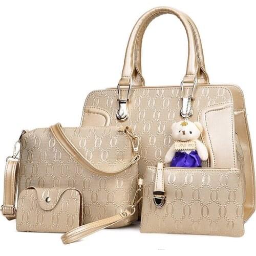 Composite Bag Top-handle Bags Women Leather Handbags Fashion Tote Shoulder Bags Bolsa Feminina Crossbody Sac A Main Clutch Purse