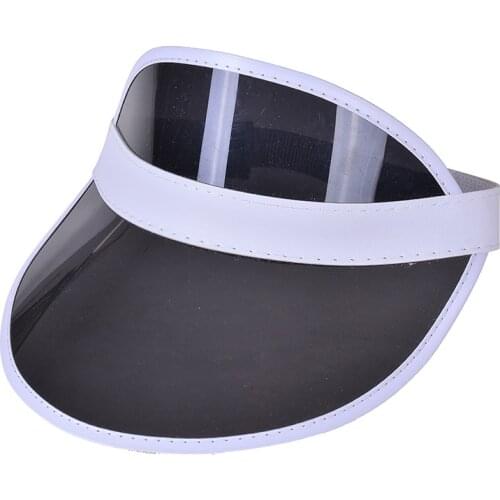 Summer PVC plastic sun hat Visor cap men and women large size hat casual windproof cap bicycle anti-UV sunscreen cap wholesals