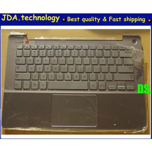 MEIARROW New/org C cover for SAMSUNG NP740U3E NP730U3E US Keyboard Upper cover Palmrest topcase TouchPad Discrete Graphics