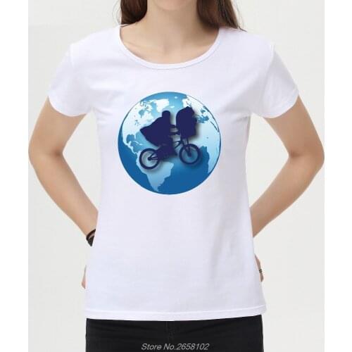 Fashion Monster Alien Design Women T-shirt Print Lady Funny Tops Hipster Short Sleeve Tee Casual T Shirt Harajuku Streetwear