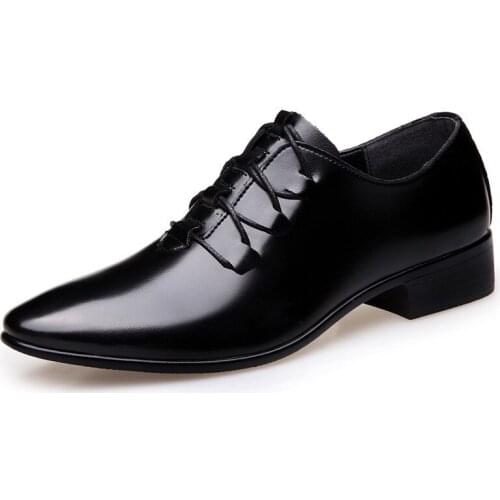 Man Business Male Shoes Fashion Men Wedding Dress Formal Shoes Leather Luxury Men Office Sapato Social Masculino Party Shoes