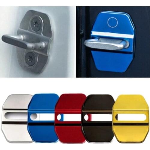 Car Door Lock Cover Badge Decal Decoration for Mercedes Benz AMG Logo S C E M A B Class GLS SLC CLA GLA GLC GLE W203 W204 W211