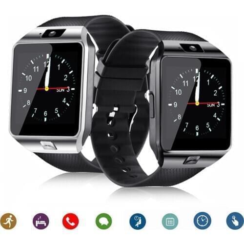 New DZ09 Smartwatch Wearable Wrist Phone Watch Bluetooth SIM TF Card Camera For Apple iPhone Samsung Android Mobile Phone
