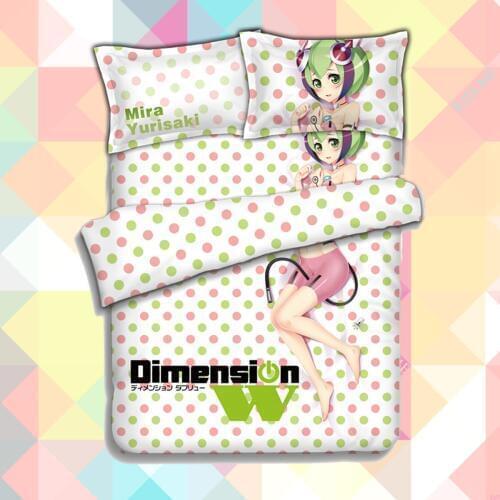 New Anime Cartoon Dimension Quilt Cover Soft Printed Bedding Set With Pillow Cases Bed Sheet Duvet Cover Set 4pc No.CP20160111