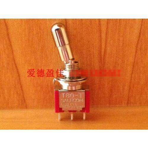 Original new 100% import SH toggle switch with lock 3pin T8013 imitation touch switch gear head