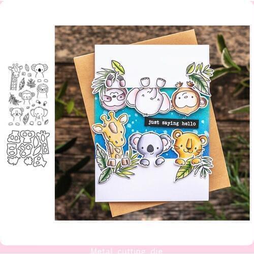 Portrait Pals Stamp and Metal Cutting Dies DIY Scrapbooking for Photo Album Decorative Silicone Clear Stamps 2019 winter