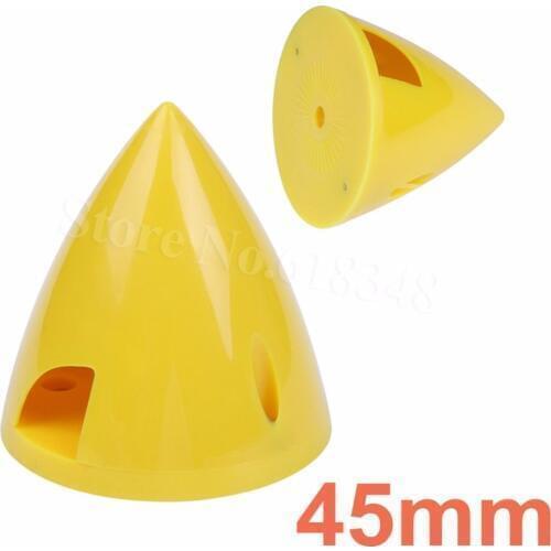 45mm / 1.75 inch Plastic Propeller Spinner with Backplate For RC Airplane Parts White Black Red Yellow Blue