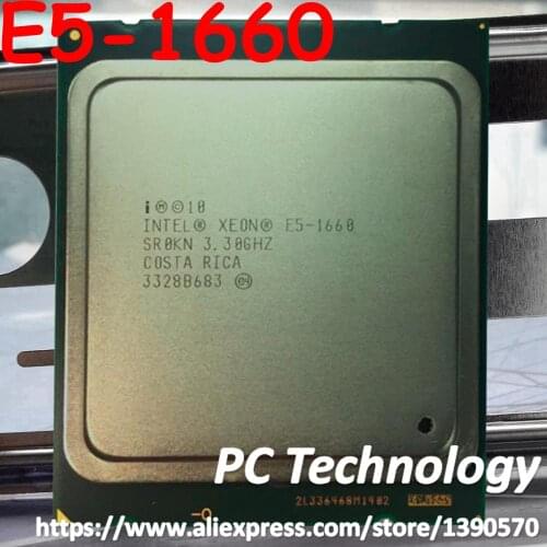 Intel Xeon CPU E5 1660 SR0KN 3.30GHz 6-Core 15M LGA2011 E5-1660 processor free shipping - ship out within 1 day