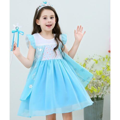 Christmas Infant Baby Girls Princess Dresses Kids Cosplay Costume Halloween Clothes Toddler Party Dress for Girl