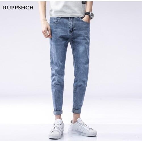 RUPPSHCH Straight Jeans For Men