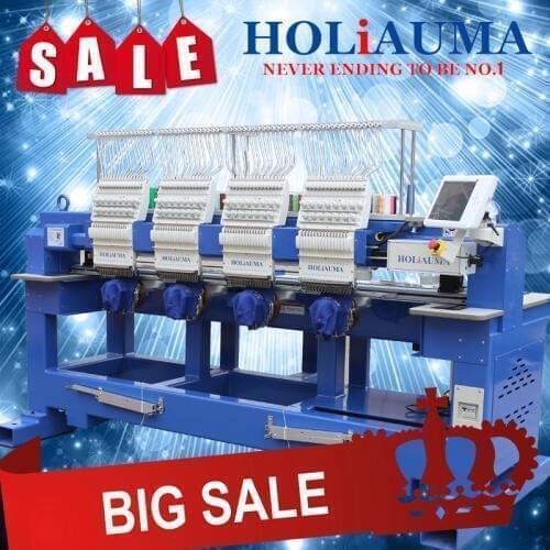 Super HO1504 four heads computer embroidery machine HO1404 cheeap computerized embroidery machine for cap/sequin/tshirt/flat