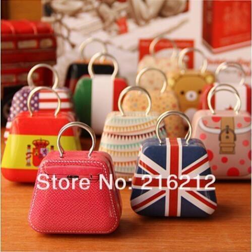 Wedding favor New Handbag bag mini storage bins box coin box earring Jewlery box