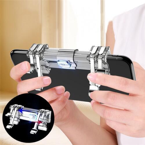 Universal K9 Mobile Phone Game Fire Button Shooter Controller and Joystick Gamepad Survival Table Game Grip Triggers for PUBG