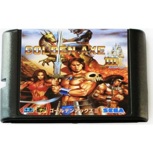 Golden Axe III 16 bit MD Game Card For Sega Mega Drive For SEGA Genesis