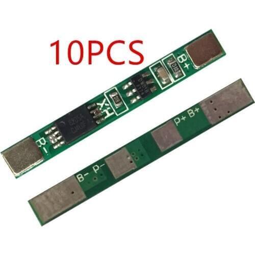 10PCS/a lot 1S 3.7V 3A li-ion BMS PCM battery protection board pcm for 18650 lithium ion li battery