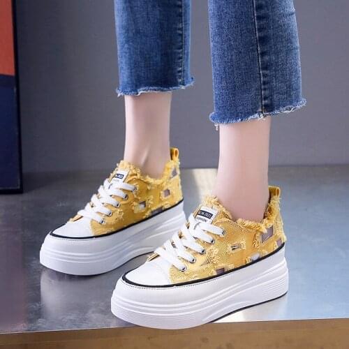 2021 Low-cut Trainers Canvas Flat Shoes Women Casual Vulcanize Shoes New Women Summer Autumn Sneakers Ladies