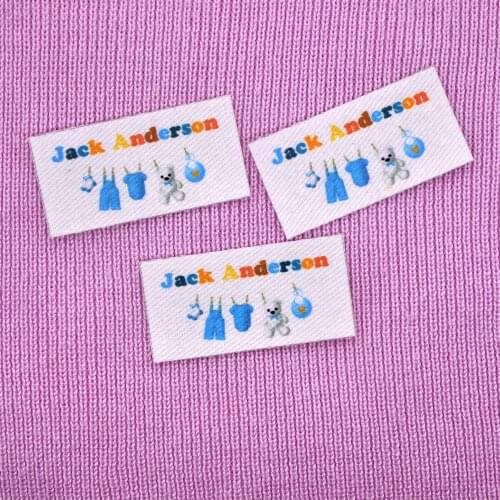 80pieces Custom Ironing Labels, Cartoon labels, Personalized name tag for children, Iron on Label (YT256)