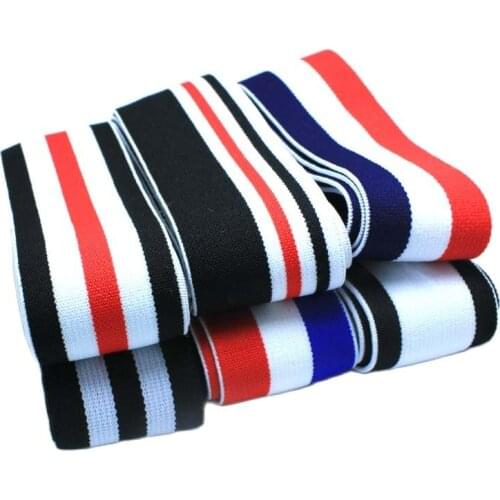 About 4cm accessories high quality striped belt elastic band/thickening plus soft imported tight tight/rubber band