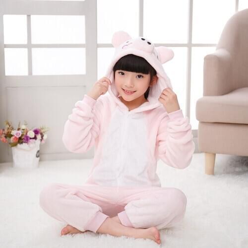 Kigurumi Pig Kids Pajamas Pijamas For Children Animal Cartoon Blanket Baby Costume Winter Boy Girl Onesie Sleepwear