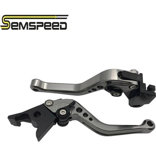 For BMW K1200S K1200R K1200R SPORT 2004-2008 SEMSPEED Motorcycle Short Adjustable CNC Clutch Brake Levers maneta embrague moto