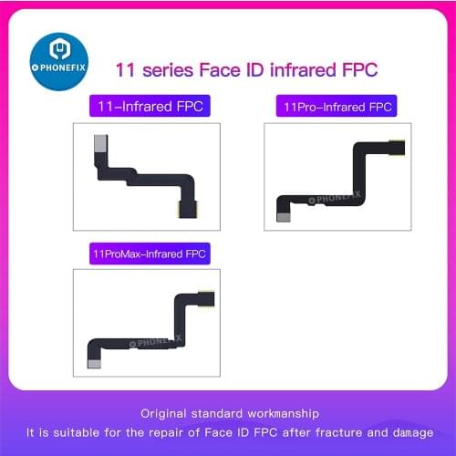 I2C Face ID InFrared FPC Flex Cable For iPhone X/XR/XS/XSMax/11/11Pro/11Pro max Face ID Dot Projector Repair Swap Components