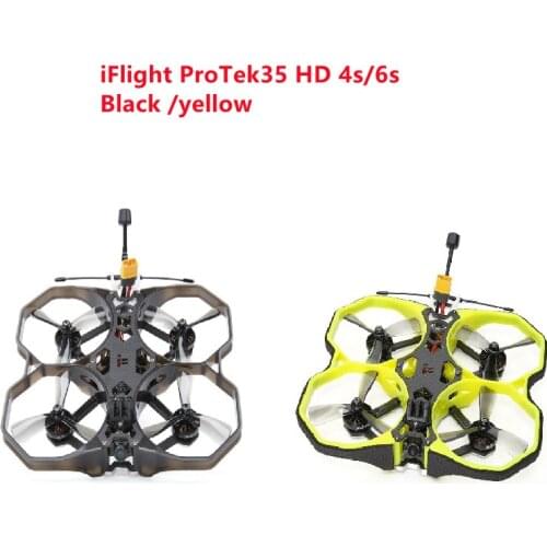 IFlight ProTek35 HD 151mm 3.5inch 4S CineWhoop BNF with Beast Whoop F7 45A AIO/XING 2203.5 3600KV motor/Nazgul 3535 prop for FPV