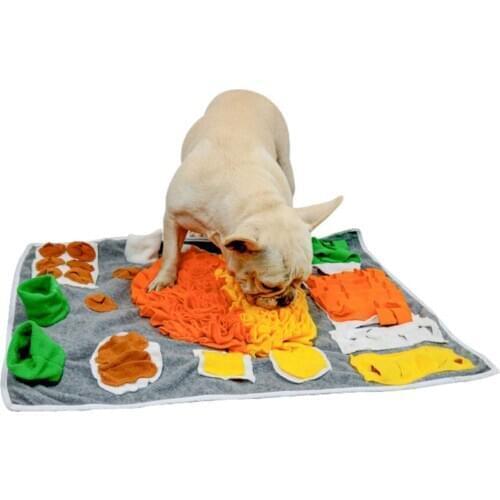 Originally Selling Dog Sniffing Mat Pet Snuffle Pad Puppy Training Blanket Pets Educe Boredom Puzzle Toy Foraging Feeding Mat