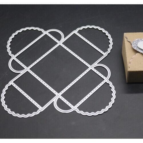 Candy Gift Box Metal Cutting Die for Card Making DIY Scrapbooking Album Paper Cards Decorative Crafts Embossing Cutting Dies New